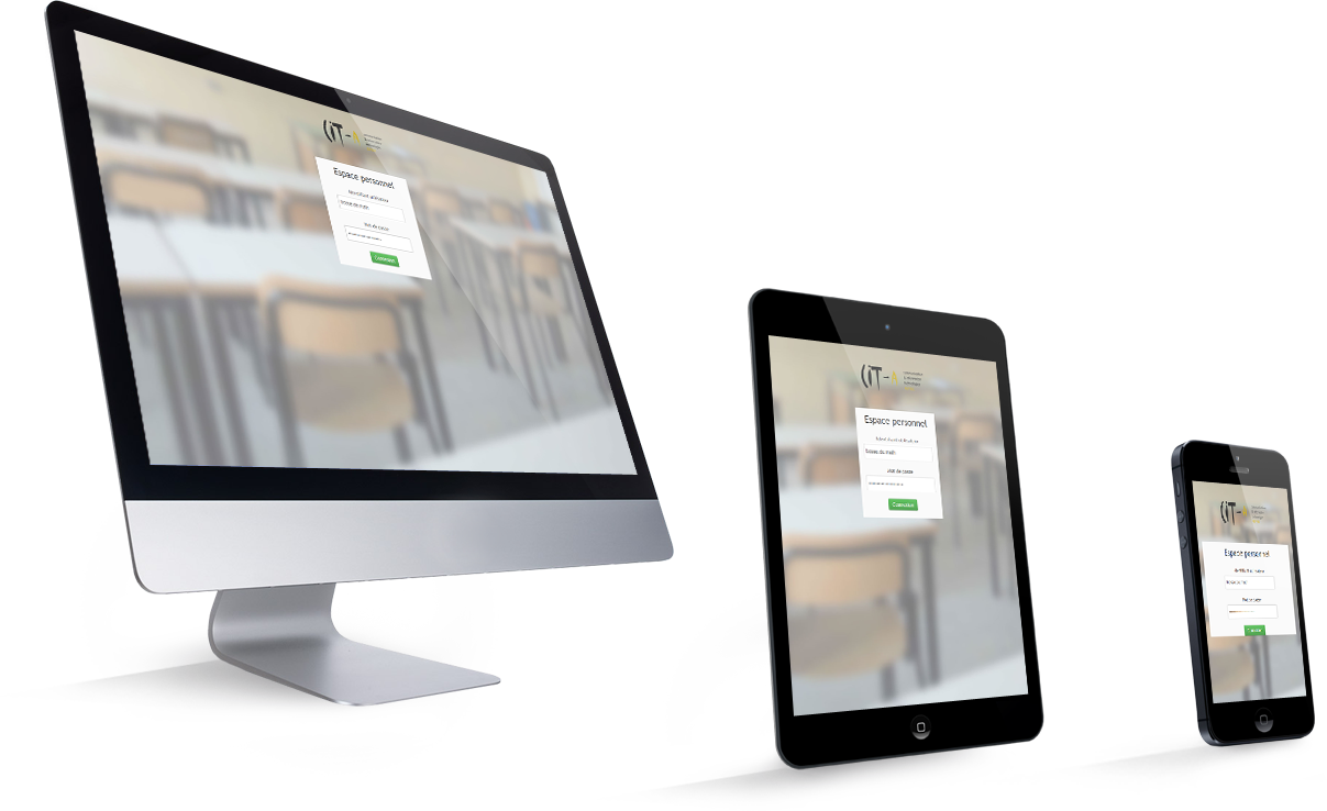 SchoolManager connexion responsive