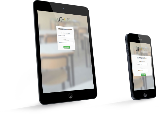 SchoolManager connexion responsive