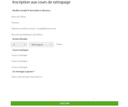 Site internet SchoolManager Publisher - Les élèves comptent sur vous pour réussir