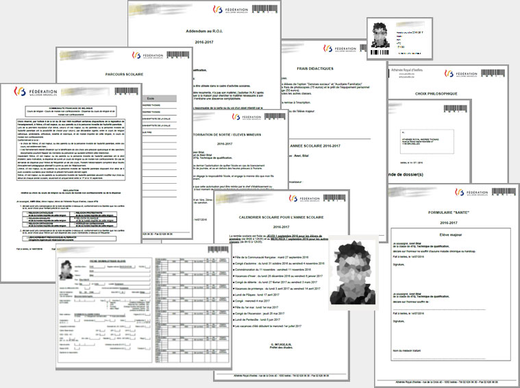 SchoolManager création de documents sur mesure
